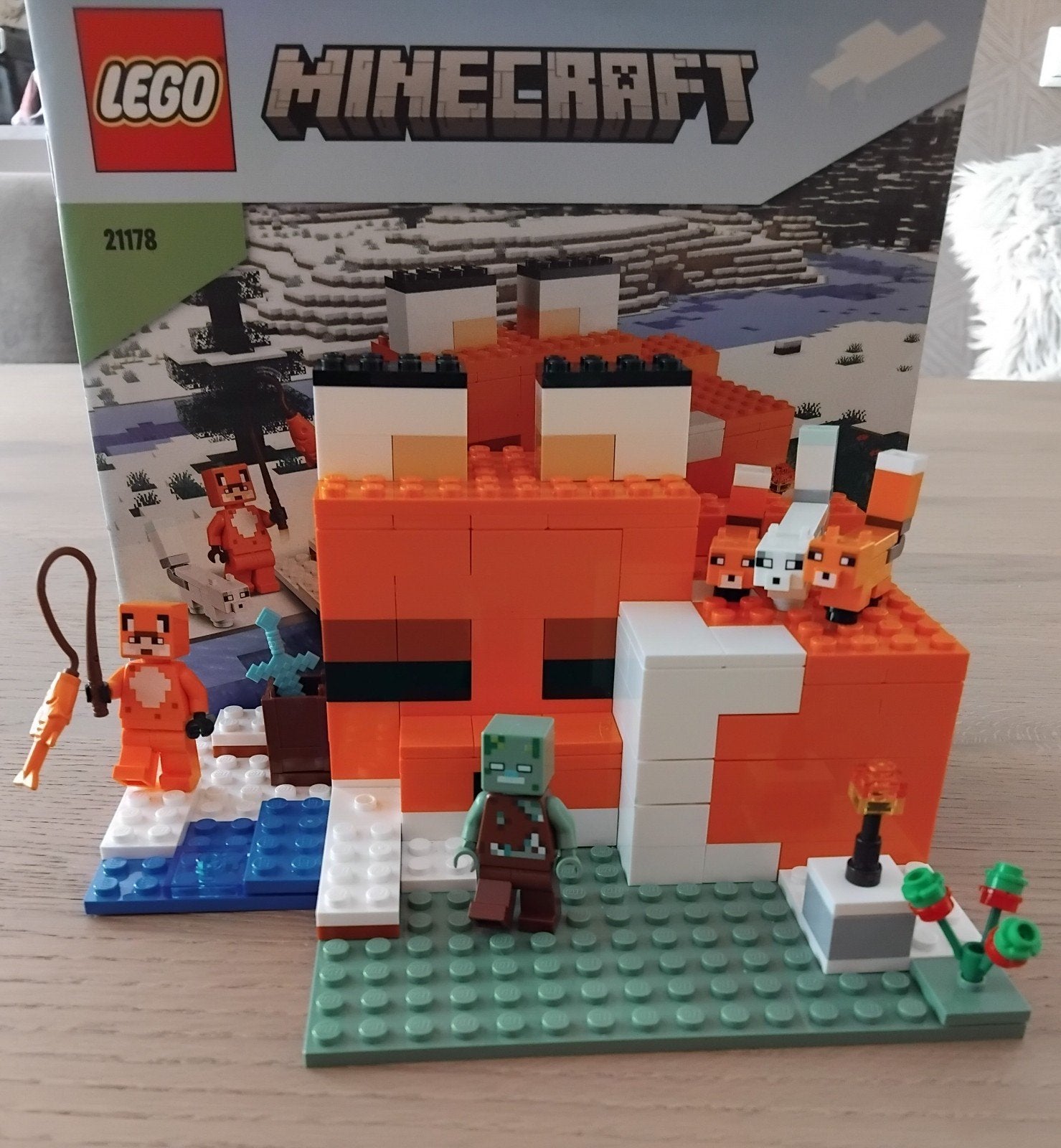 21178 lego minecraft, Minecraft, Lego, Ophalen of Verzenden, Zo goed als nieuw