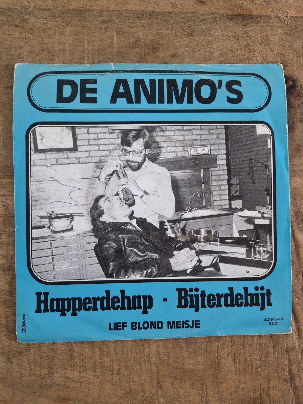 zeldzame oude piraten single van De Animo's Happerdehap, Ophalen of Verzenden, Gebruikt, 7 inch, Nederlandstalig
