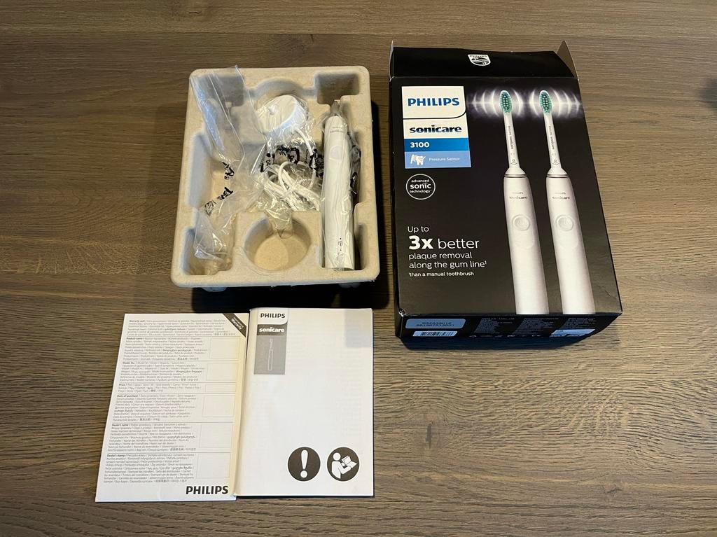 Nieuw! Philips Sonicare 3100 elektrische tandenborstel, Ophalen of Verzenden, Zo goed als nieuw, Mondverzorging