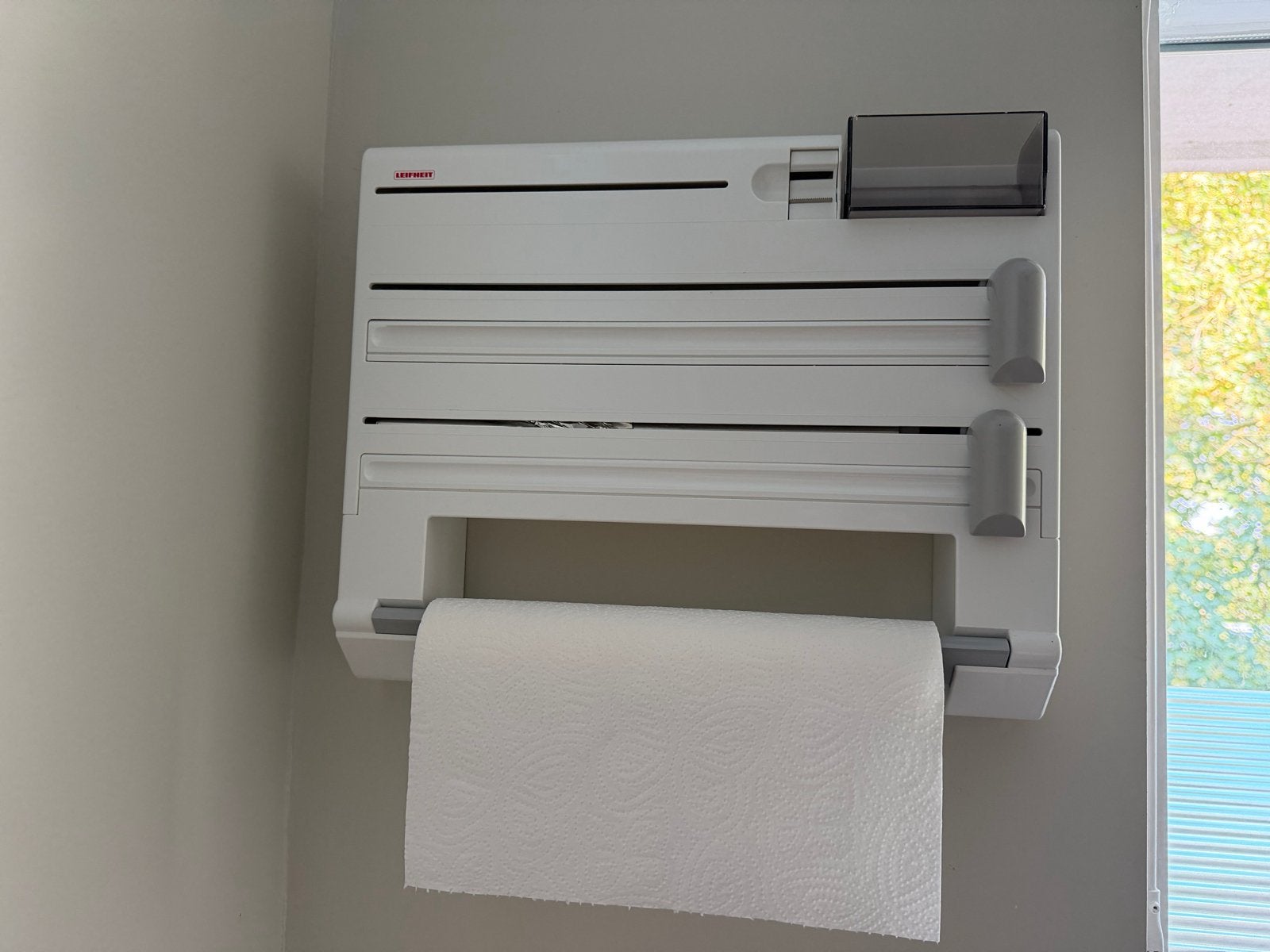 Leifheit rollenhouder Parat Plus - wit, Ophalen, Overige typen, Zo goed als nieuw, Wit
