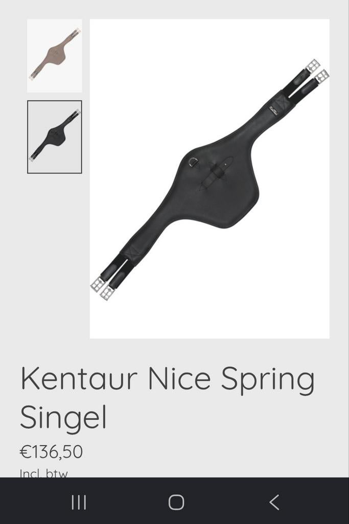 Springsingel Kentaur zwart, Ophalen, Gebruikt