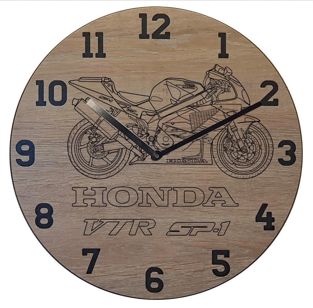 Honda SP1 - Thema klok, Huis en Inrichting, Ophalen of Verzenden, Nieuw, Wandklok