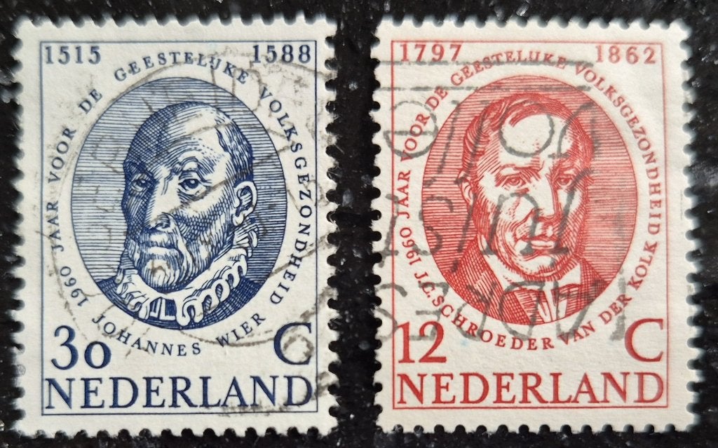 POSTZEGELS NEDERLAND 1960 GESTEMPELD, Verzenden, Na 1940, Gestempeld