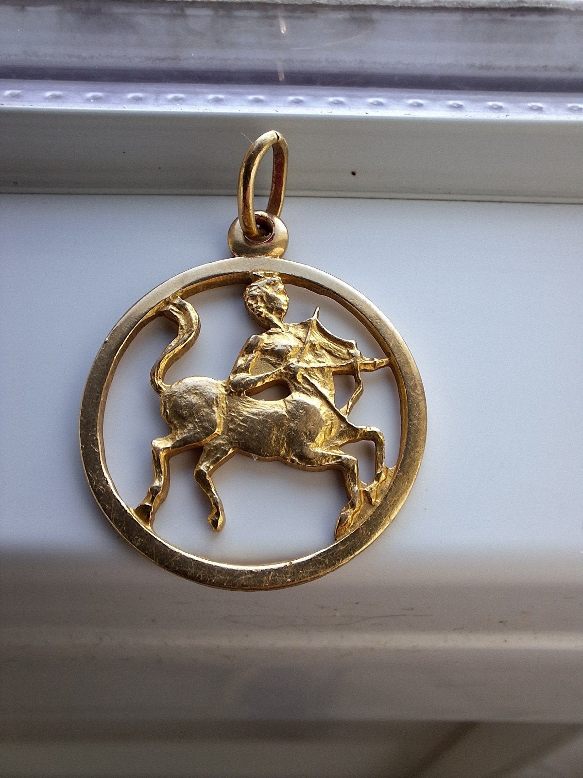 Sterrenbeeld Hanger Boogschutter 18 Karaat Goud, Ophalen, Nieuw, Goud, Goud