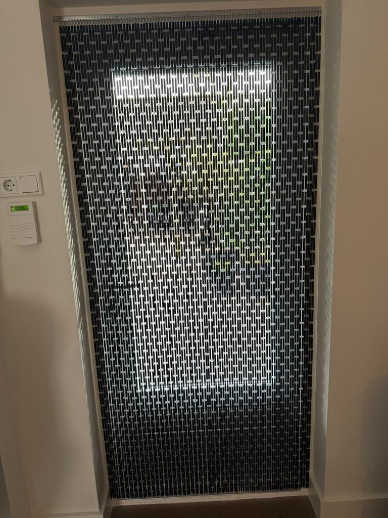 Torresol vliegengordijn antraciet 94x198 cm + reserve, Zo goed als nieuw, Grijs, 150 tot 200 cm, 50 tot 100 cm