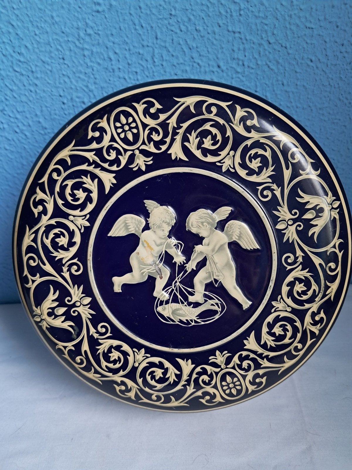 Vintage ronde koektrommel van General Biscuits Nederland B.V, Ophalen of Verzenden, Zo goed als nieuw
