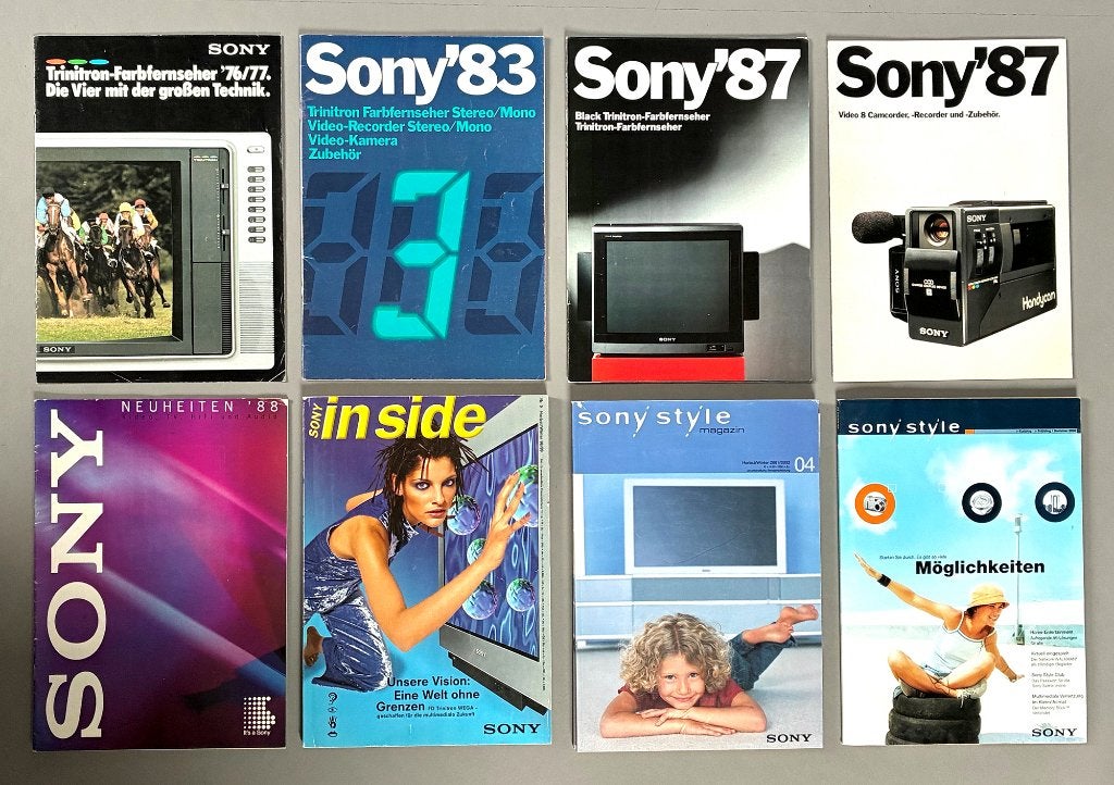 Sony catalogus uit Duitsland, Gelezen, Sony, Ophalen of Verzenden, Catalogus