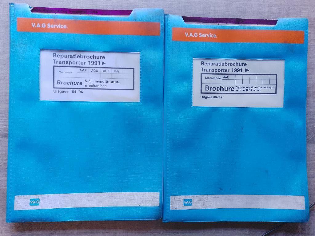 Werkplaatsboeken Vw Transporter T4 2.5 benzinemotor AAF, Ophalen of Verzenden, Gelezen, Volkswagen