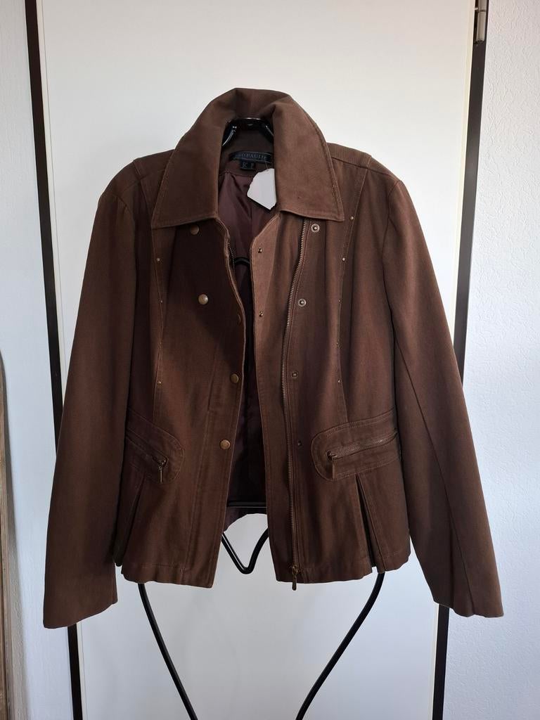 Stoer donker bruin jasje van Sao Paulo maat M, Maat 38/40 (M), Bruin, Verzenden, Nieuw