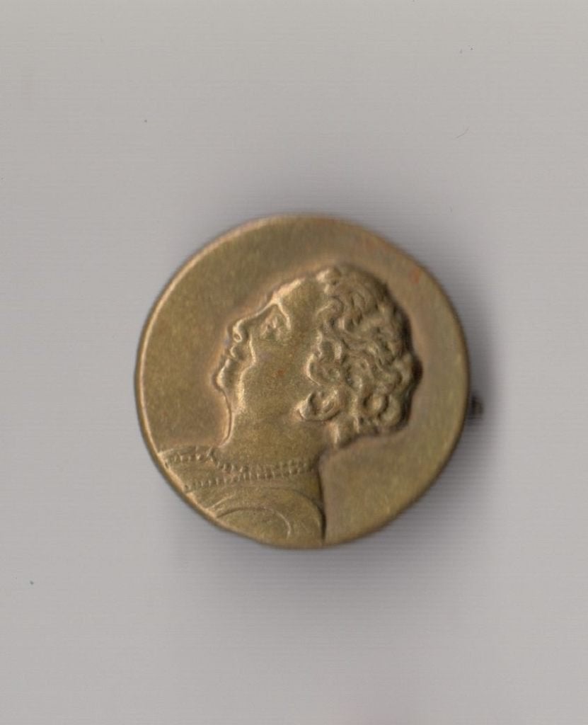 Koningin Wilhelmina Koninklijk Huis broche, Gebruikt, Niet vindbaar, Niet vindbaar, Speldje of Pin