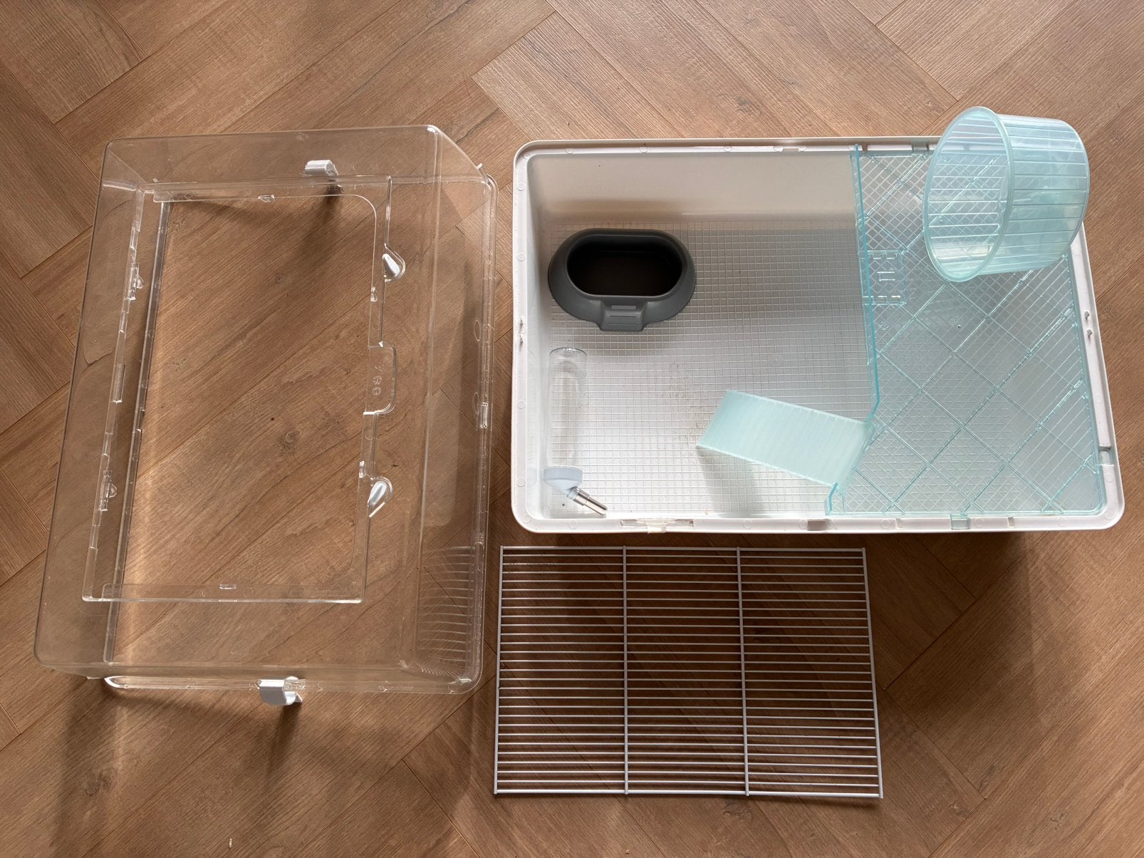 Mooi hamsterhok plus assecoires, Minder dan 75 cm, Zo goed als nieuw, Ophalen, Minder dan 60 cm