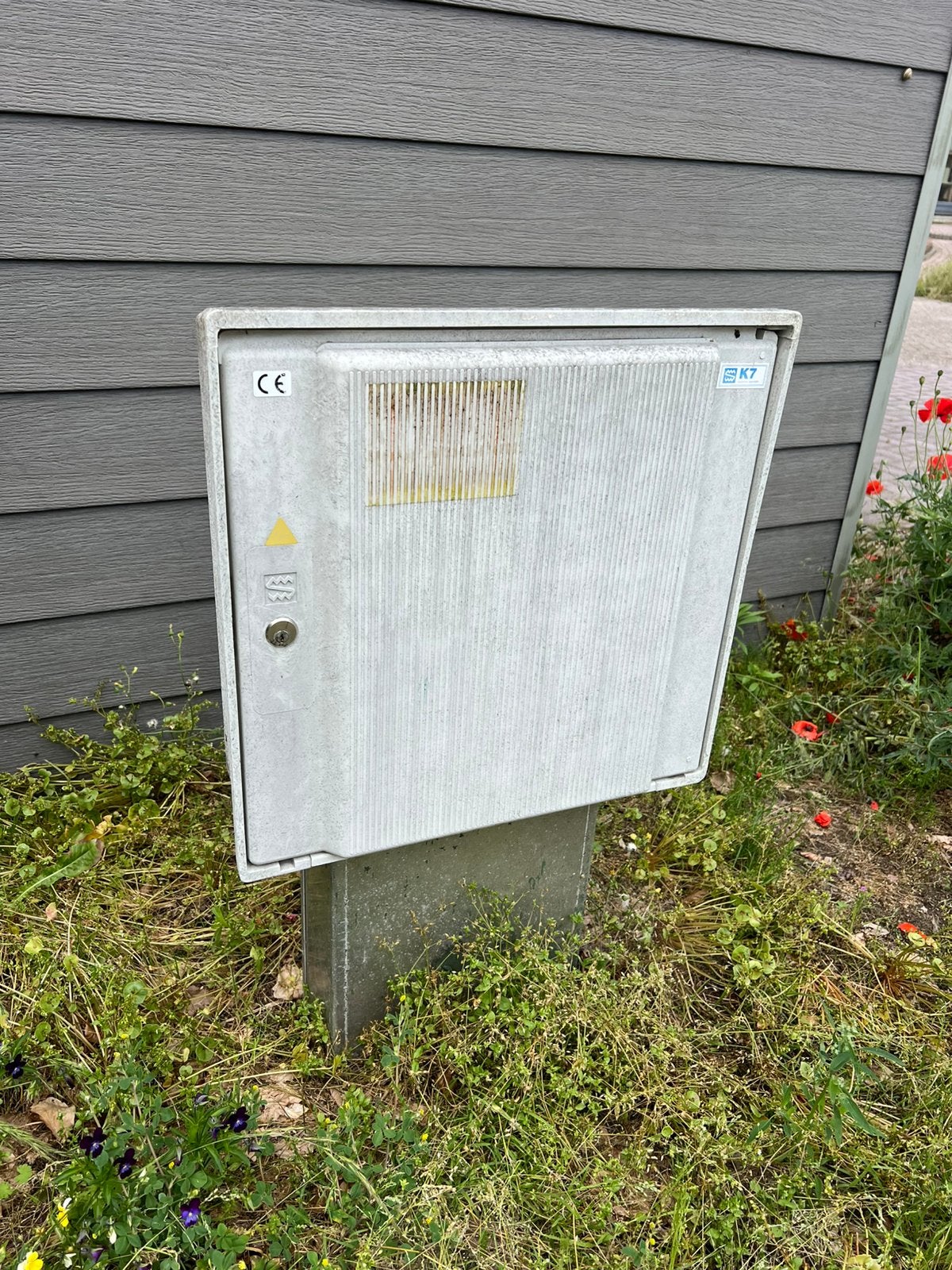 Buitenkast elektra voor bv camping, Ophalen, Gebruikt, Overige typen
