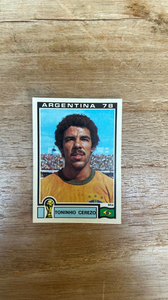 Panini Argentina 78 plaatje Toninho Cerezo WK 78, Verzenden, Zo goed als nieuw, Sticker