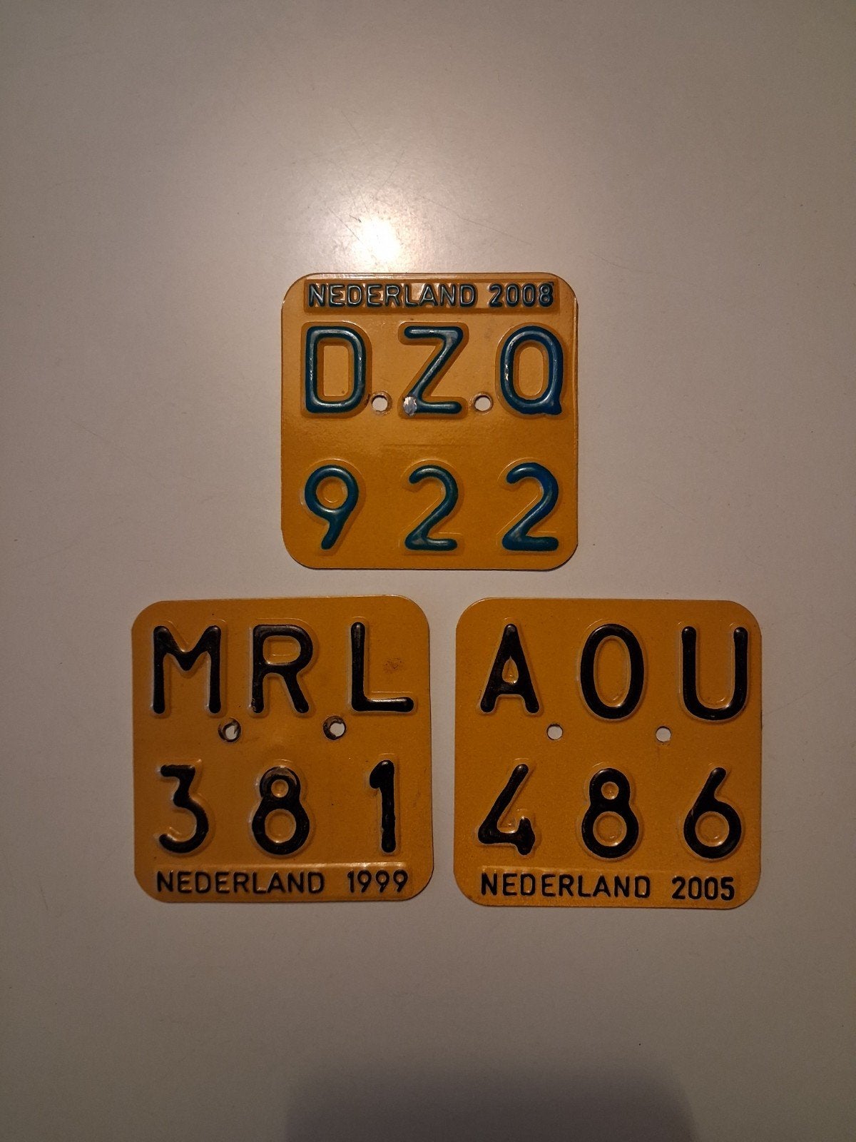 Brommer Kentenplaten/Nummerplaten, Ophalen of Verzenden, Gebruikt