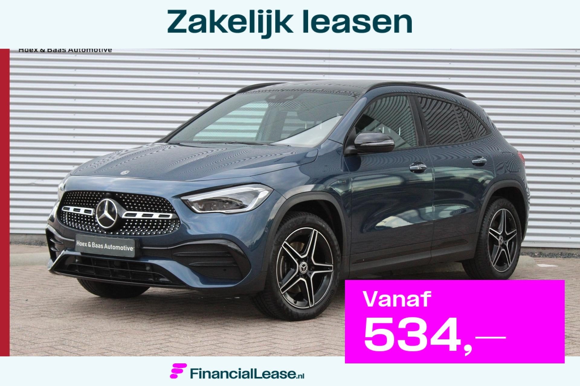 Mercedes GLA-klasse 250 e AMG /panodak/ memory seats/sfeervl, Origineel Nederlands, Bedrijf, Hybride Elektrisch/Benzine, 71 km/l