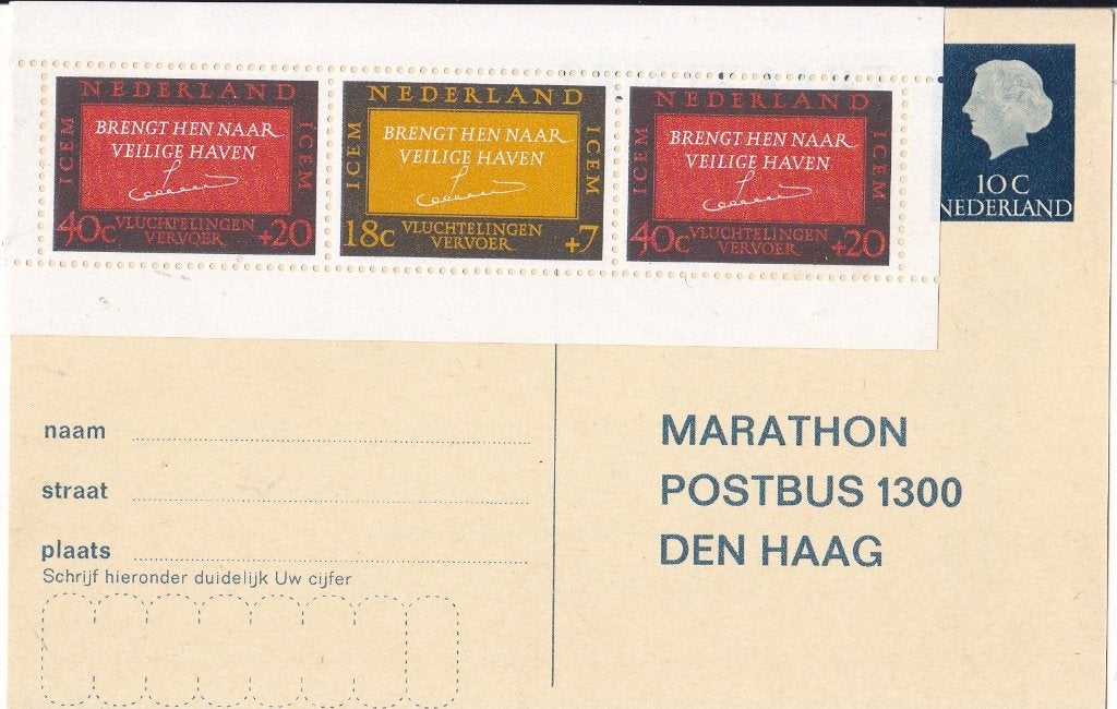 Nederland – Briefkaart – MARATHON – G P330b, Postzegels en Munten, Verzenden, Briefkaart