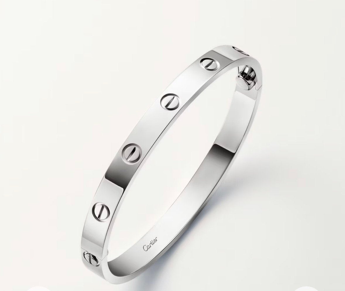 Cartier armband zilver, Ophalen, Zo goed als nieuw, 17 tot 18, Dame of Heer