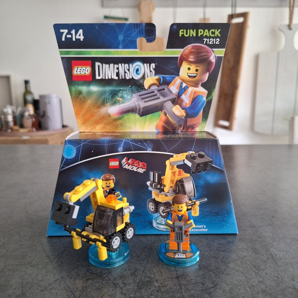 Lego 71212 Dimensions Emmet fun Pack, Ophalen, Inclusief instructies, Overige thema's, Lego