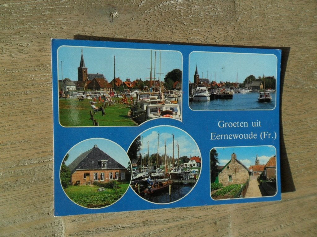 Eernewoude, kerk/boten 1987, Verzenden, 1980 tot heden, Gelopen, Noord-Brabant