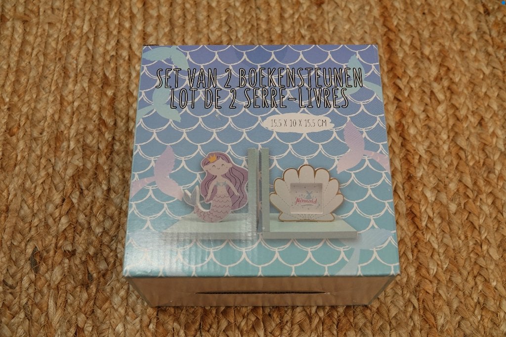Zeemeermin Boekensteunen Set (6), Ophalen of Verzenden, Nieuw, Overige typen