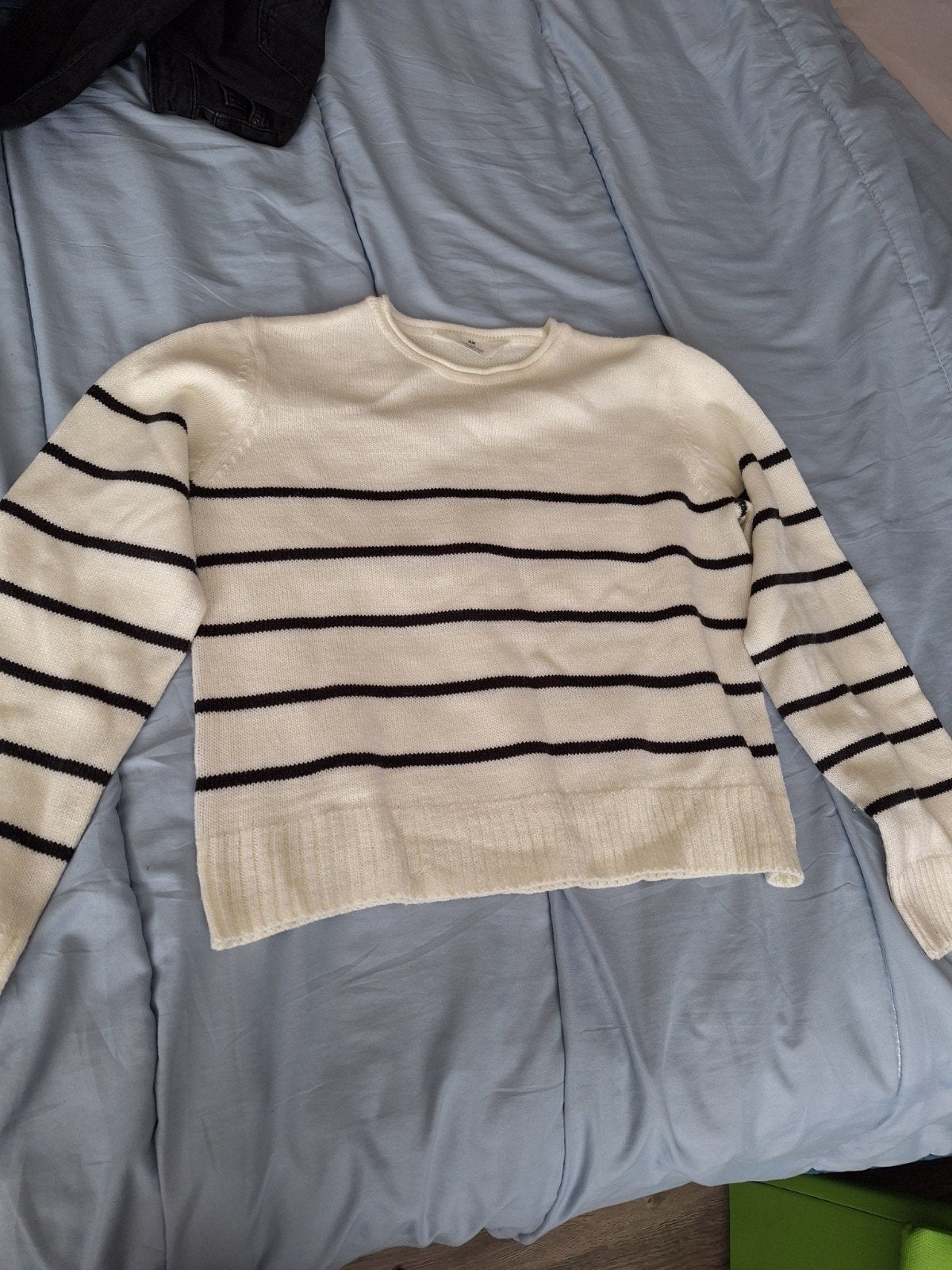H&M trui zwart wit 170, Kinderen en Baby's, Kinderkleding | Maat 170, Ophalen, Zo goed als nieuw, Jongen, Trui of Vest