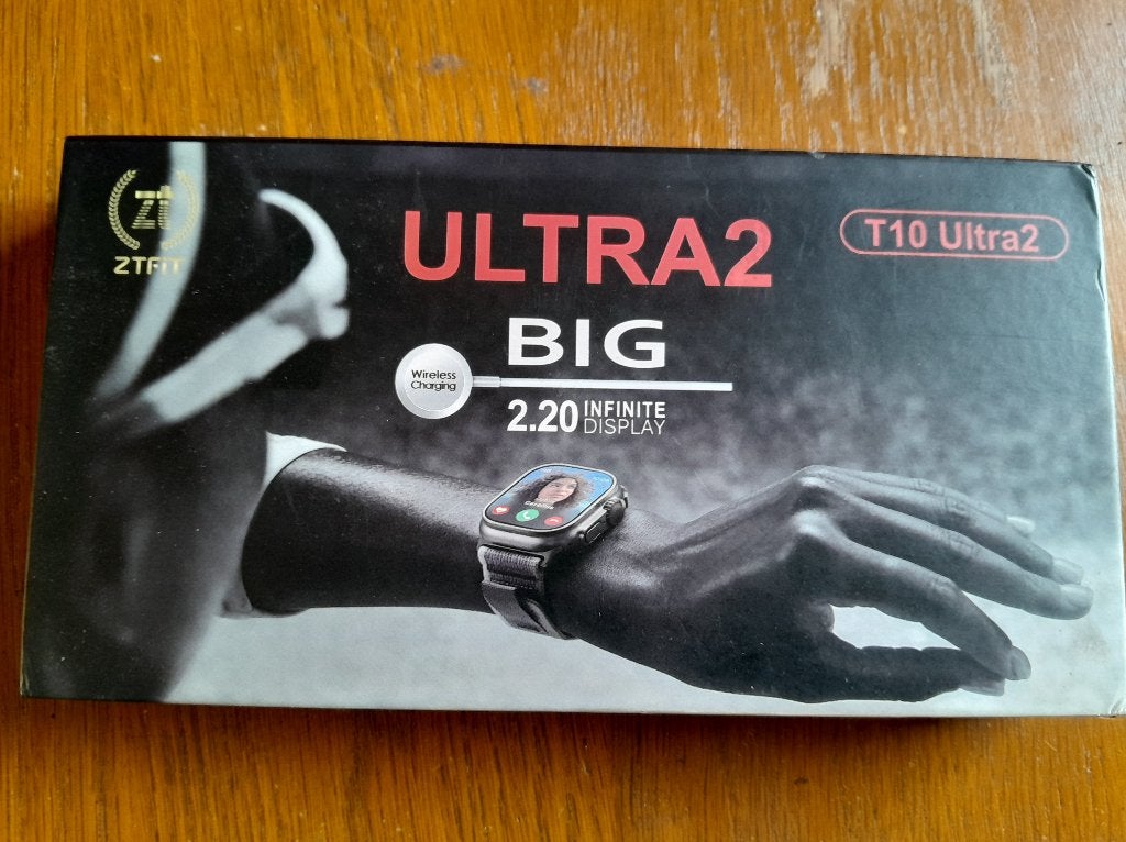 T10 Ultra2 smartwatch zgan, Zwart, Ophalen of Verzenden, Zo goed als nieuw, Waterdicht
