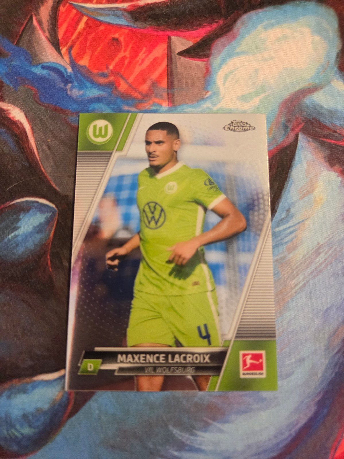 Maxence Lacroix Topps Chrome Bundesliga Spelerskaart, Ophalen of Verzenden
