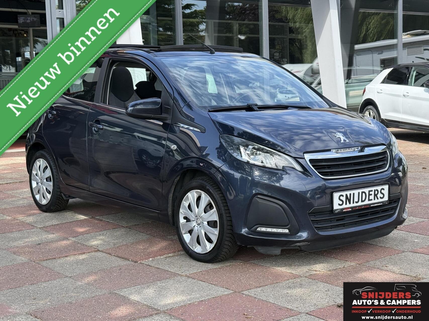Peugeot 108 1.0 e-VTi Active TOP! cabrio, Auto's, Peugeot, Voorwielaandrijving, Stof, Gebruikt, Zwart