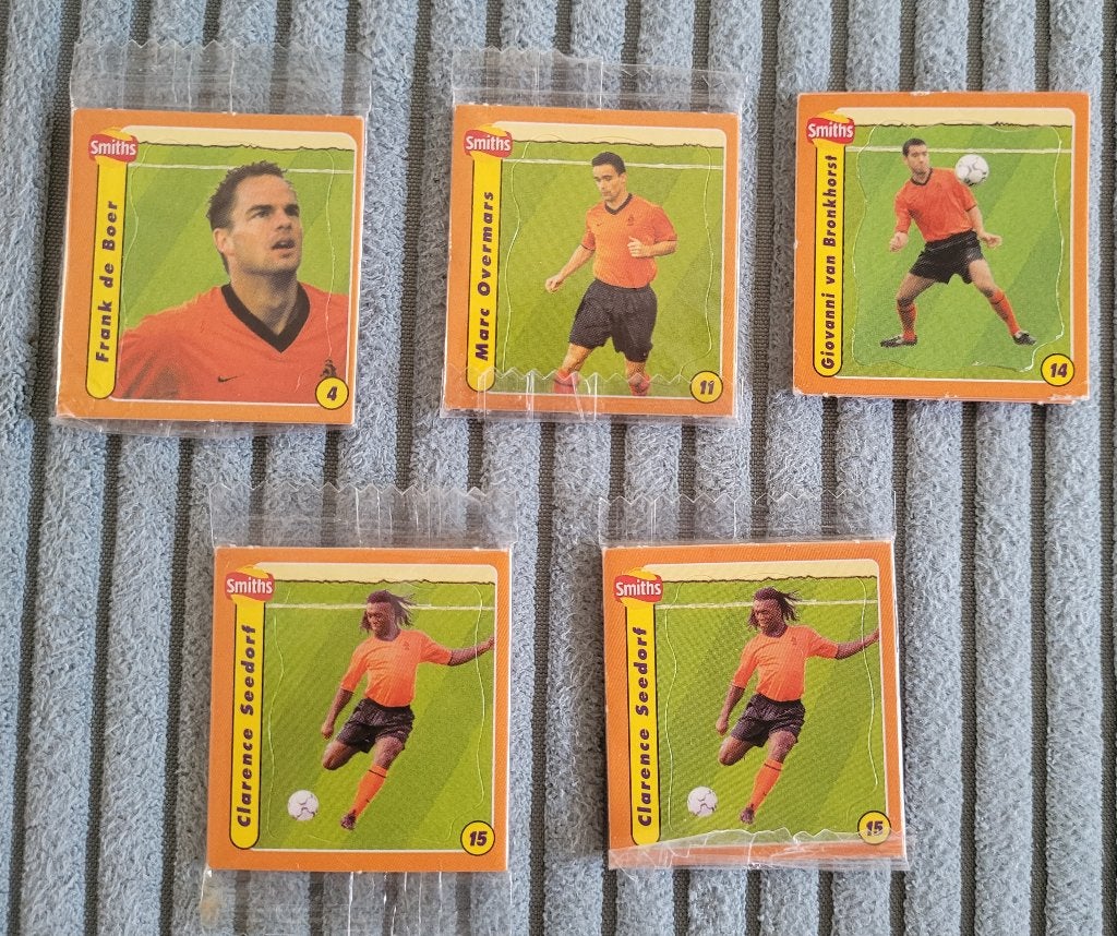 Krasbal kaartjes uit EK 2000 Smiths chips, Ophalen of Verzenden, Spiek, Overige typen