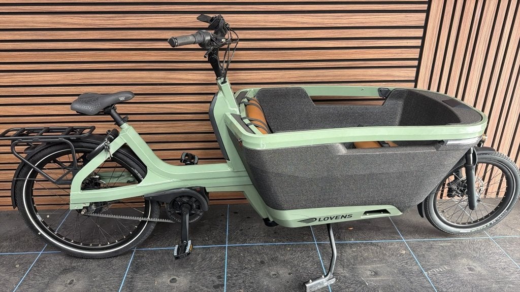 Elektrische bakfiets Lovens Explorer- Bosch – Enviolo – Riem, Fietsen en Brommers, Ophalen, 4 kinderen of meer, Gebruikt, Elektrisch