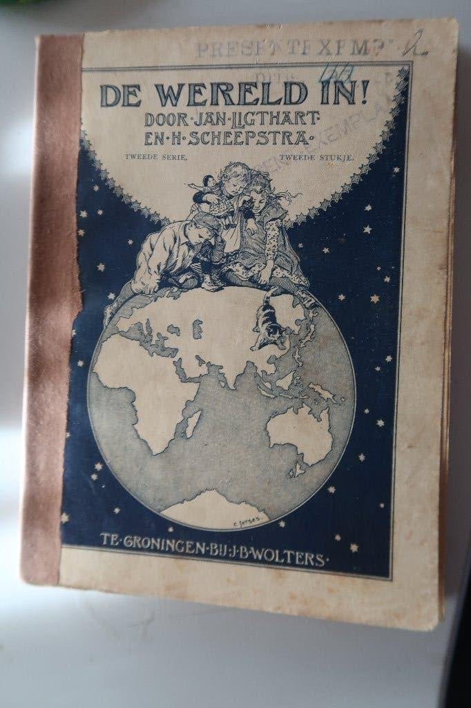 De wereld in door ligthart/scheepstra-1906-tweede stukje, Ophalen of Verzenden, Ligthart/scheepstra, Fictie algemeen