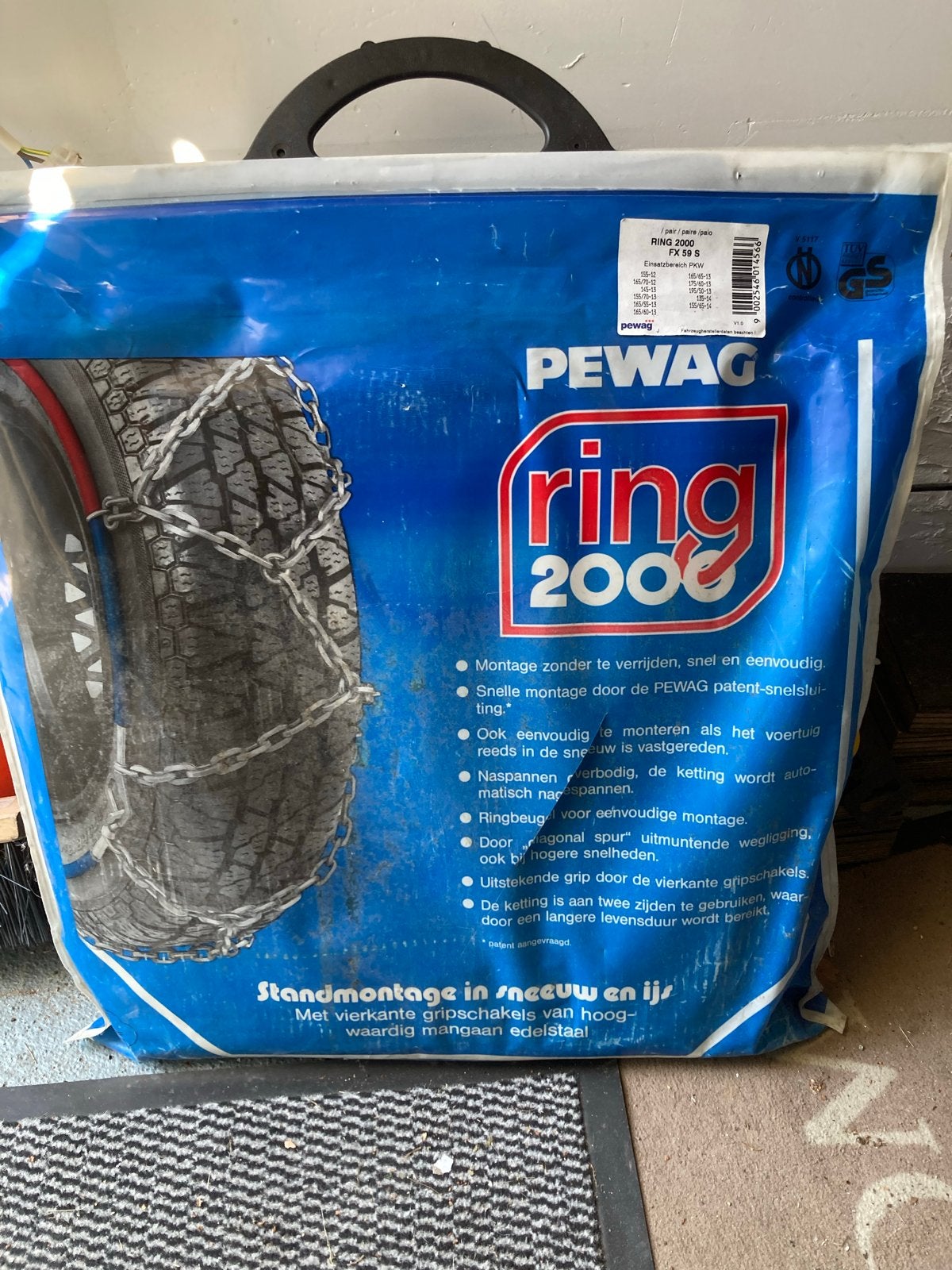 Pewag Ring 2000 FX 59 S Sneeuwkettingen, Auto diversen, Ophalen, Zo goed als nieuw