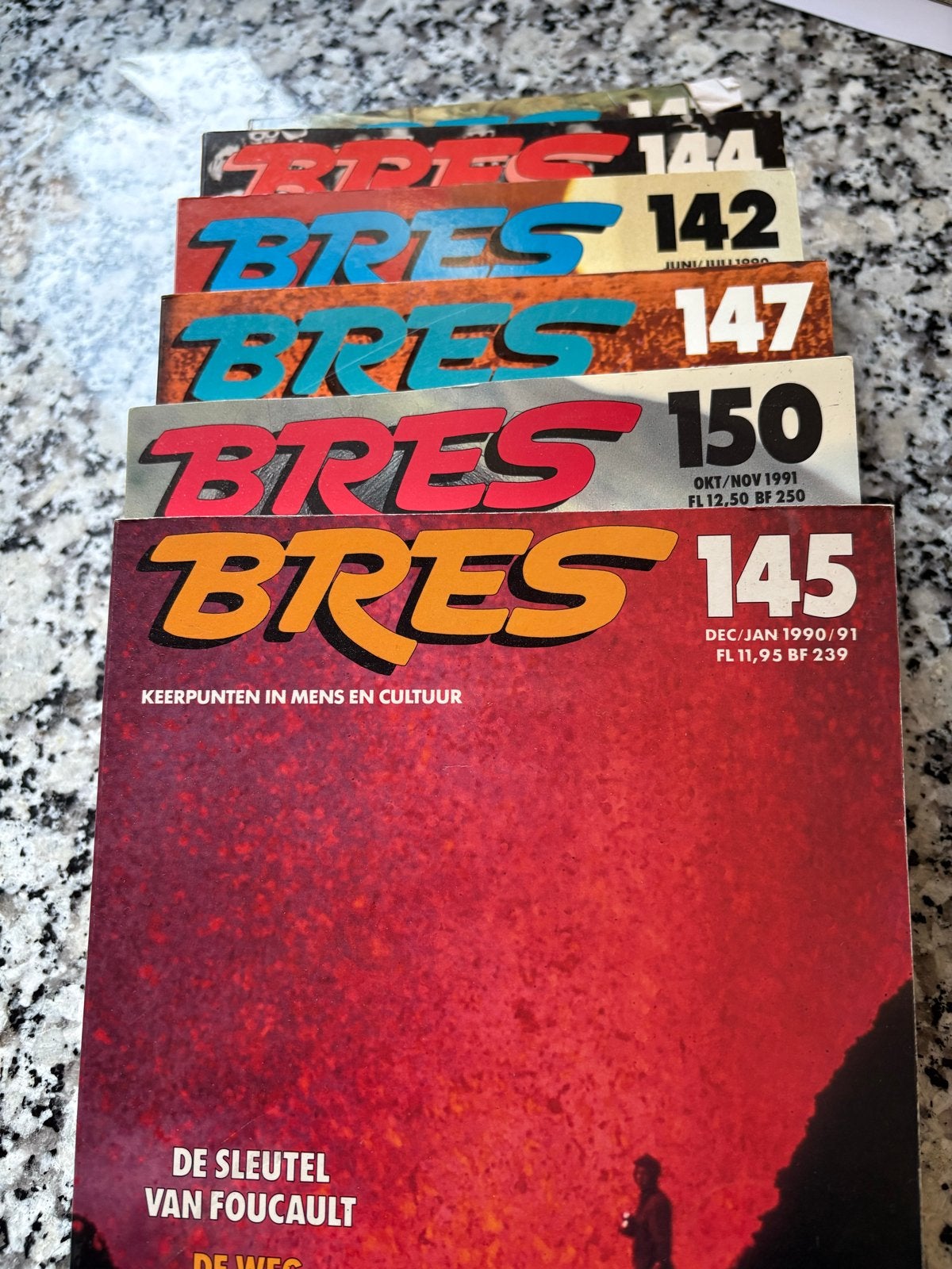 BRES Tijdschriften - Nummers 142, 144, 145, 147, 150, Boeken, Ophalen of Verzenden, Gelezen, Overige typen
