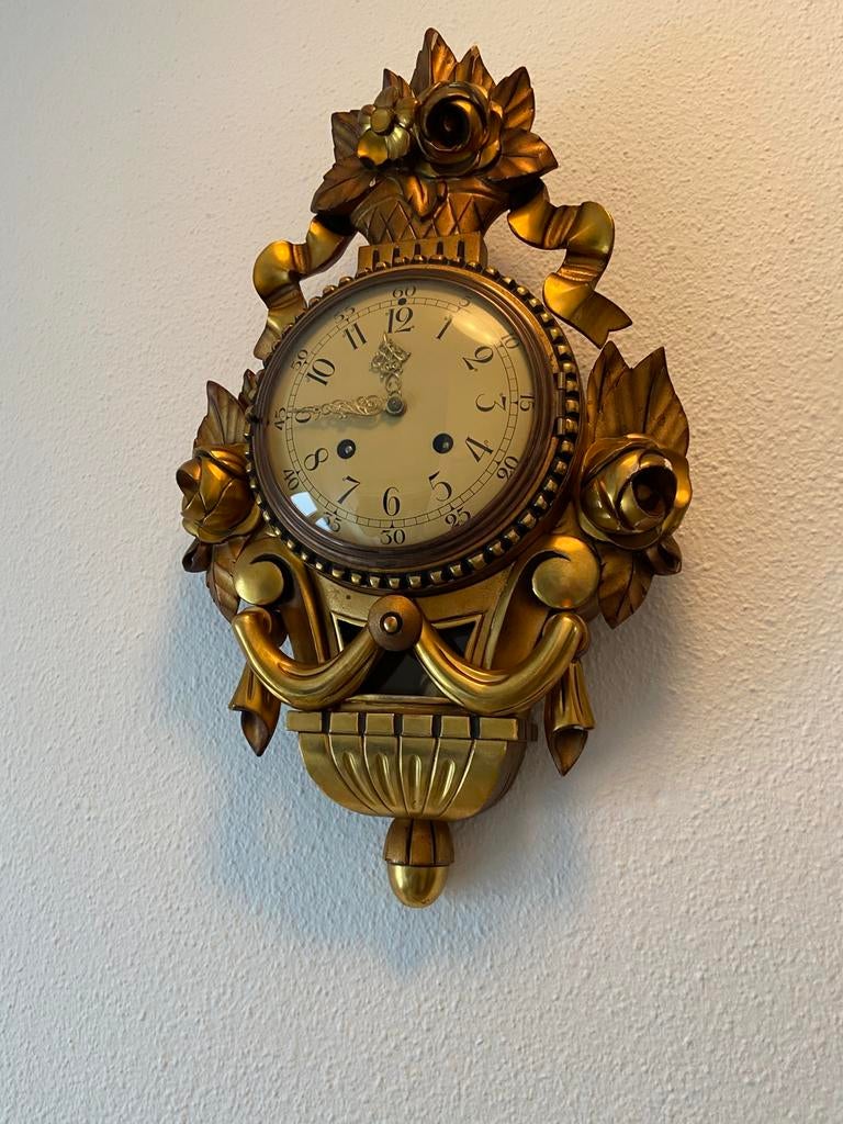 Gouden klok, Antiek en Kunst, Ophalen of Verzenden