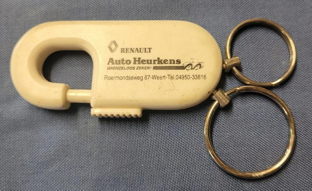Sleutelhanger Auto Heerkens Weert Renault Dealer, Ophalen of Verzenden, Gebruikt, Merk