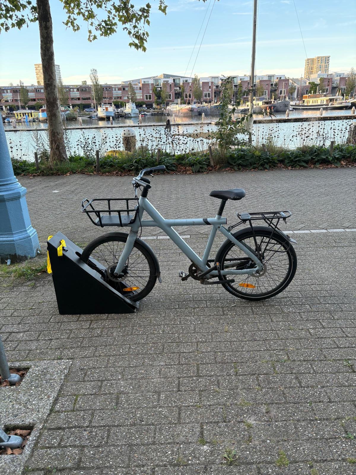 VanMoof X3 lichtblauw, Fietsen en Brommers, Ophalen, Gebruikt, Vanmoof