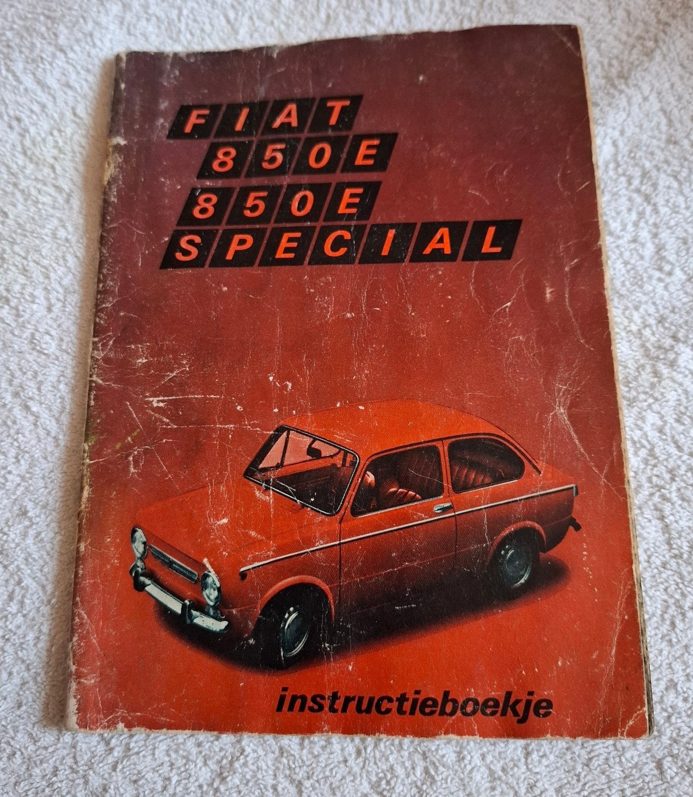 Fiat 850 E Special Instructieboekje uit 1971, Ophalen of Verzenden
