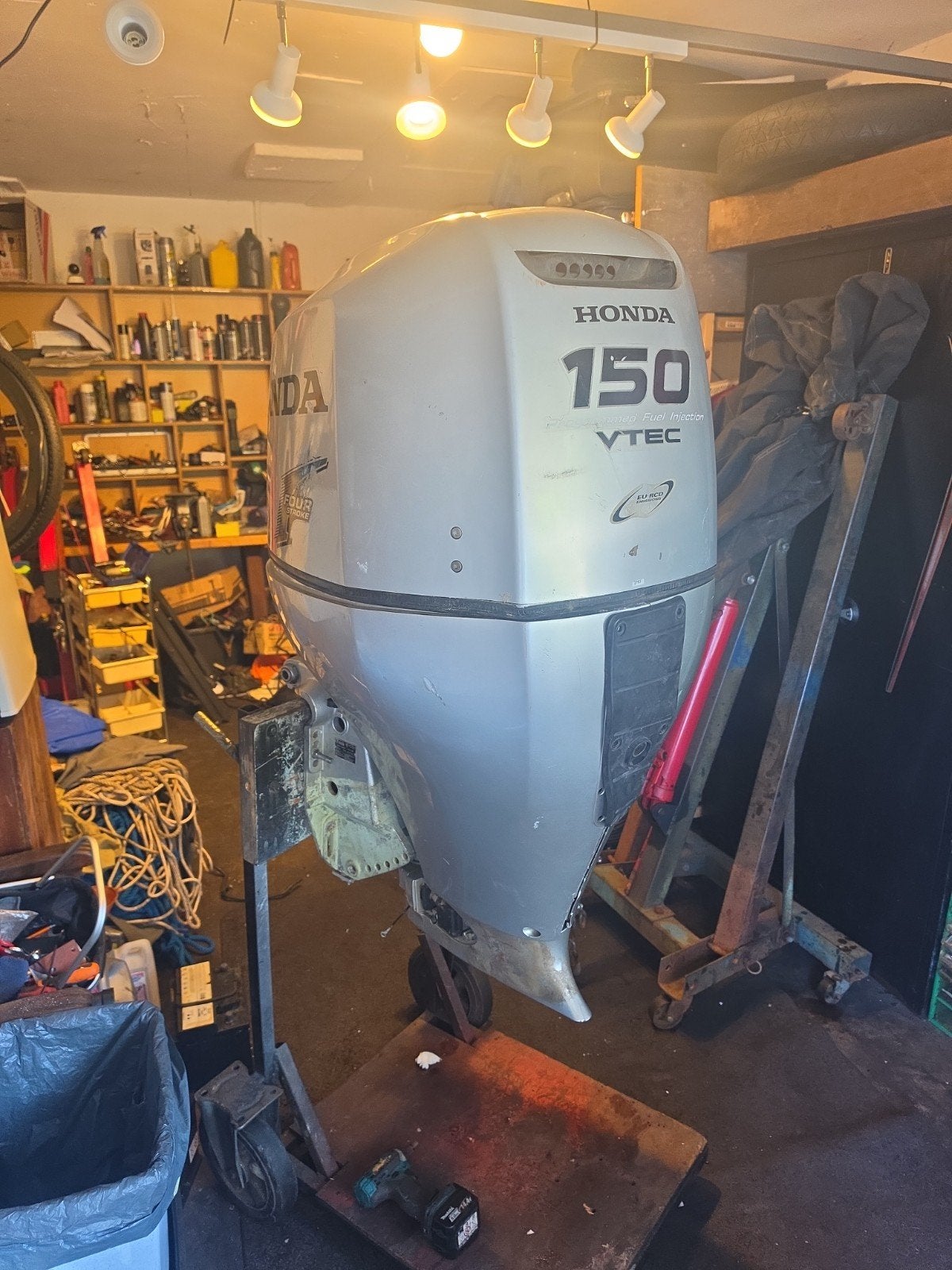 OPKNAPER HONDA 150PK EFI BJ 2009, Ophalen of Verzenden, Motor en Techniek, Motorboot