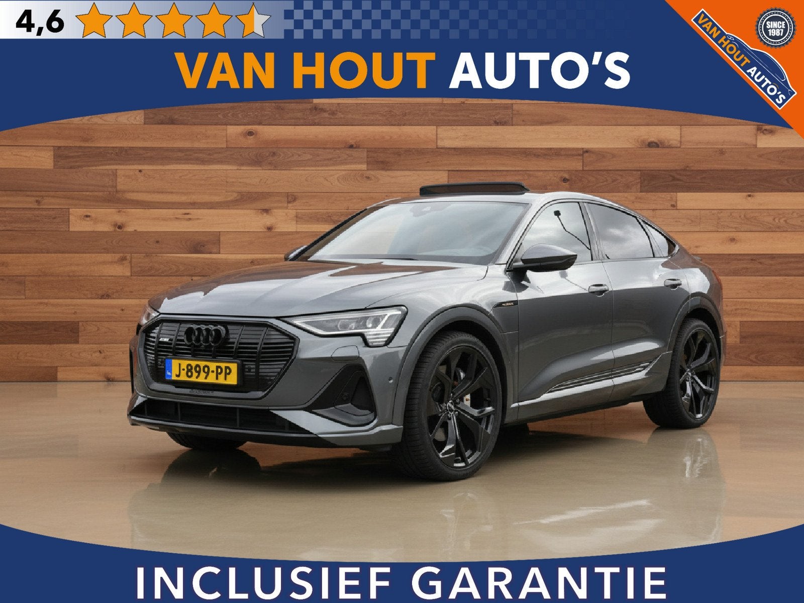 Audi e-tron Sportback 55 quattro S edition 95 kWh SOH 90%, Auto's, Automaat, 95 kWh, Met garantie (alle), Automatische klimaatregeling