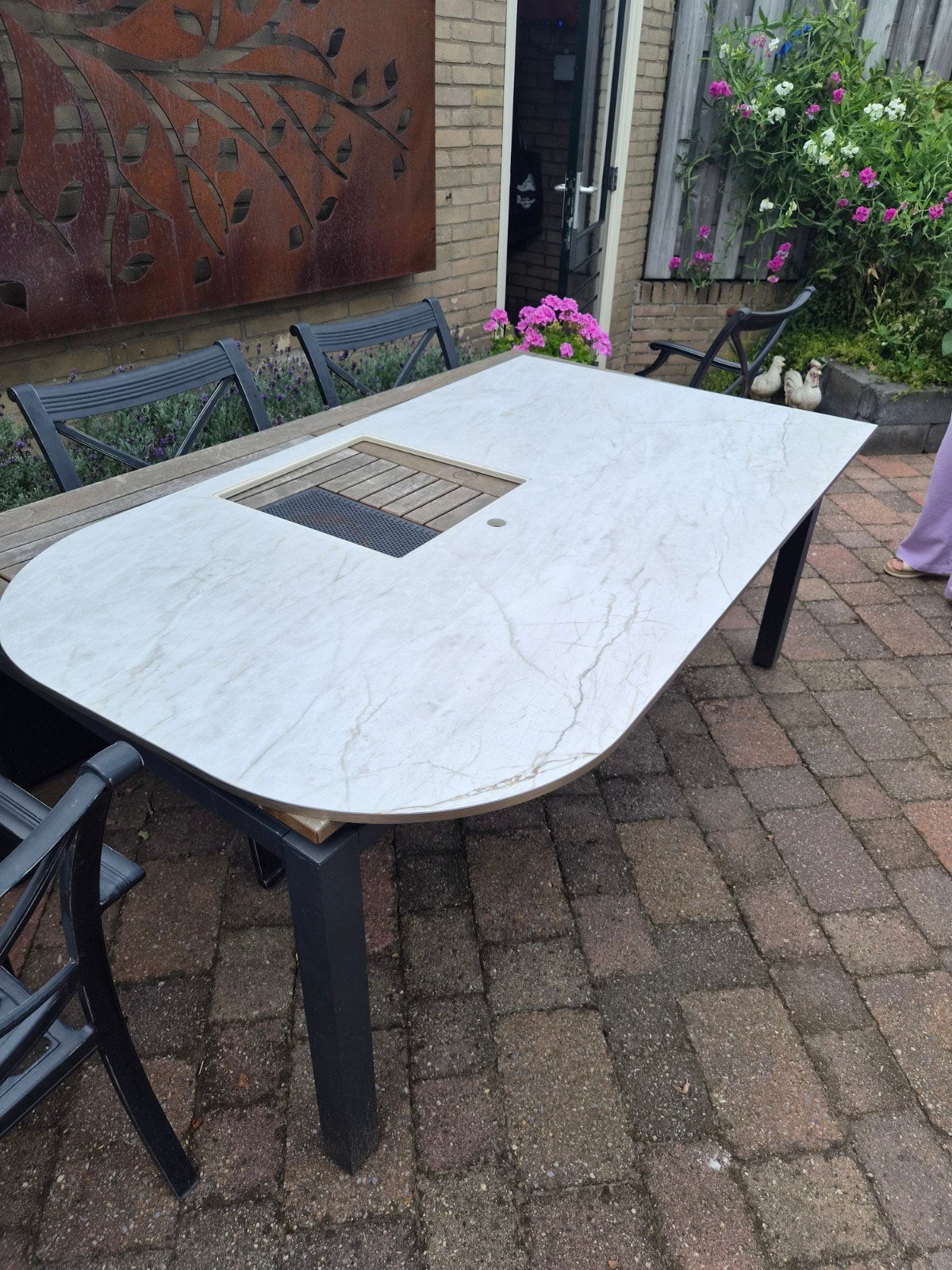 Modern Aanrechtblad voor Buitenkeuken of Tuin, Ophalen, Nieuw