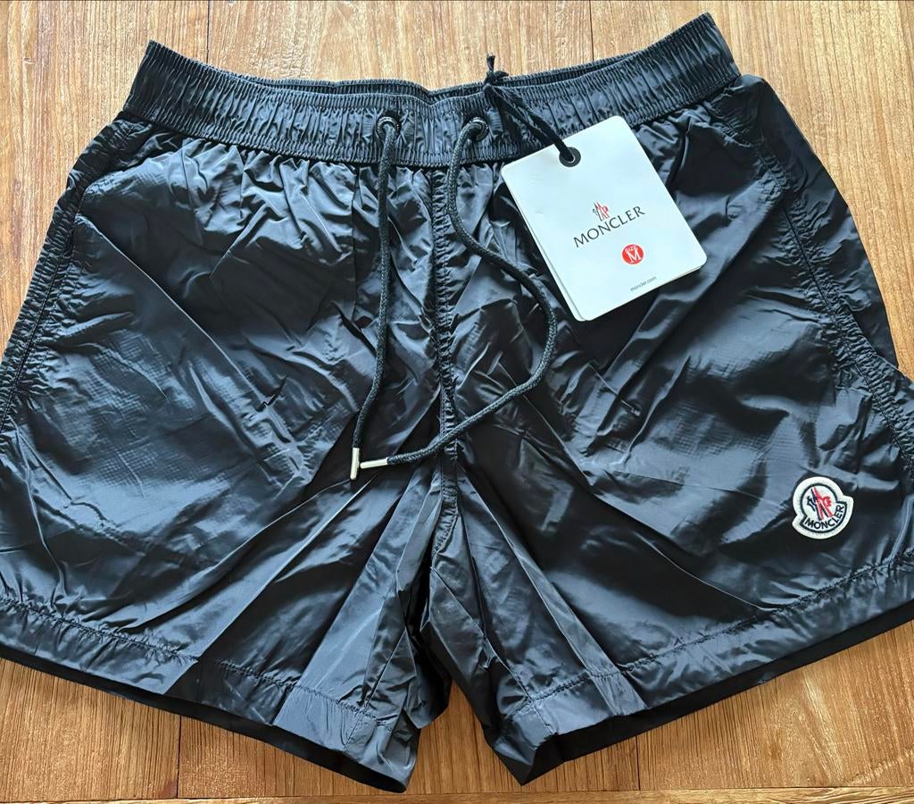 Moncler zwemshort zwart, Kleding | Heren, Badmode en Zwemkleding, Ophalen of Verzenden, Maat 48/50 (M), Zwart, Zwemshort