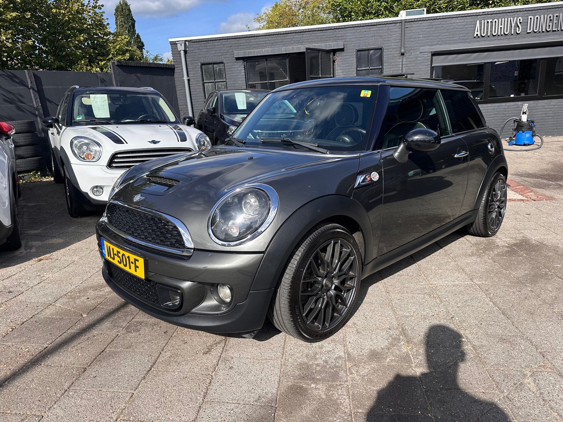 Mini 3-Deurs 1.6 Cooper S|Leder|Navigatie|Xenon, Auto's, Voorwielaandrijving, Euro 5, Gebruikt, Zwart