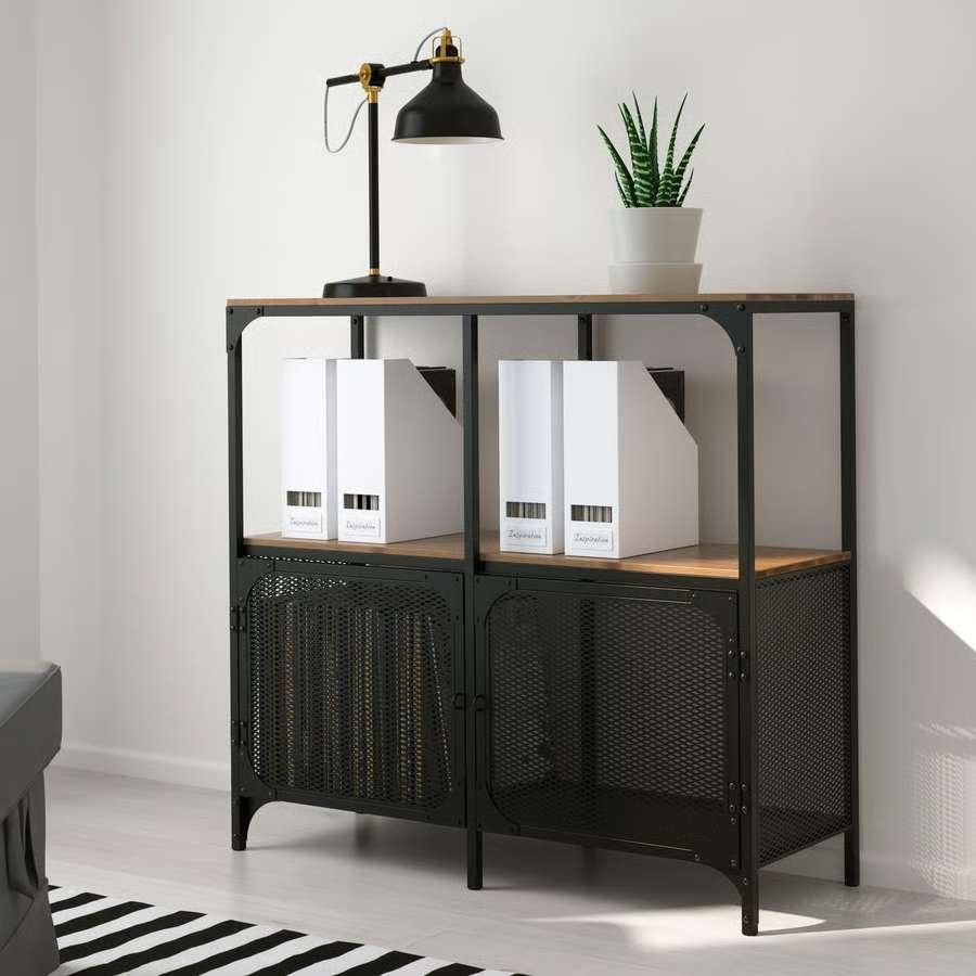 IKEA FJÄLLBO Kast/Opbergmeubel - Industrieel Design, Ophalen, Zo goed als nieuw