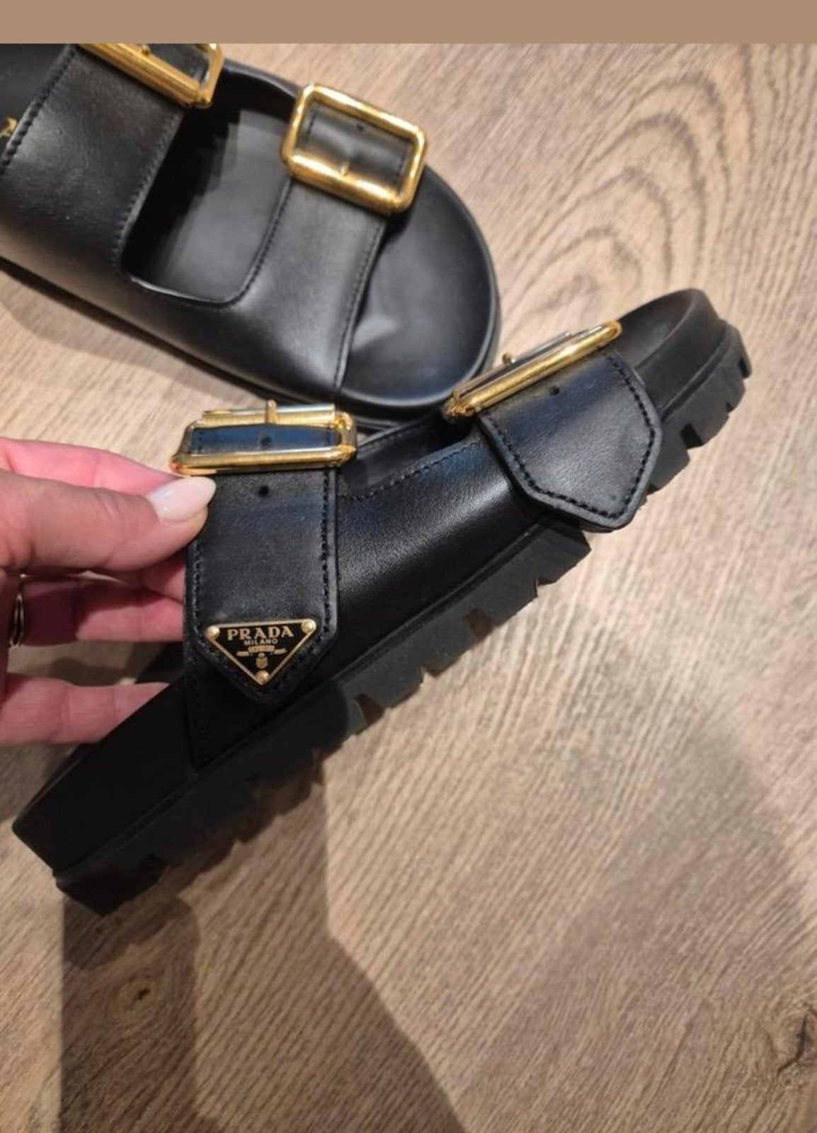 prada 37, Ophalen of Verzenden, Zo goed als nieuw, Zwart, 80 tot 90 cm