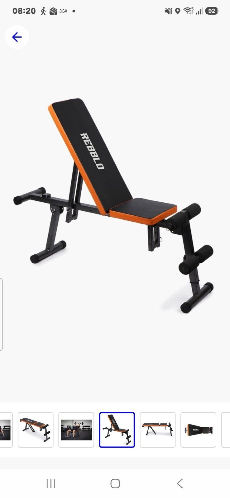 trainingsbankje verstelbaar, Sport en Fitness, Ophalen of Verzenden, Zo goed als nieuw