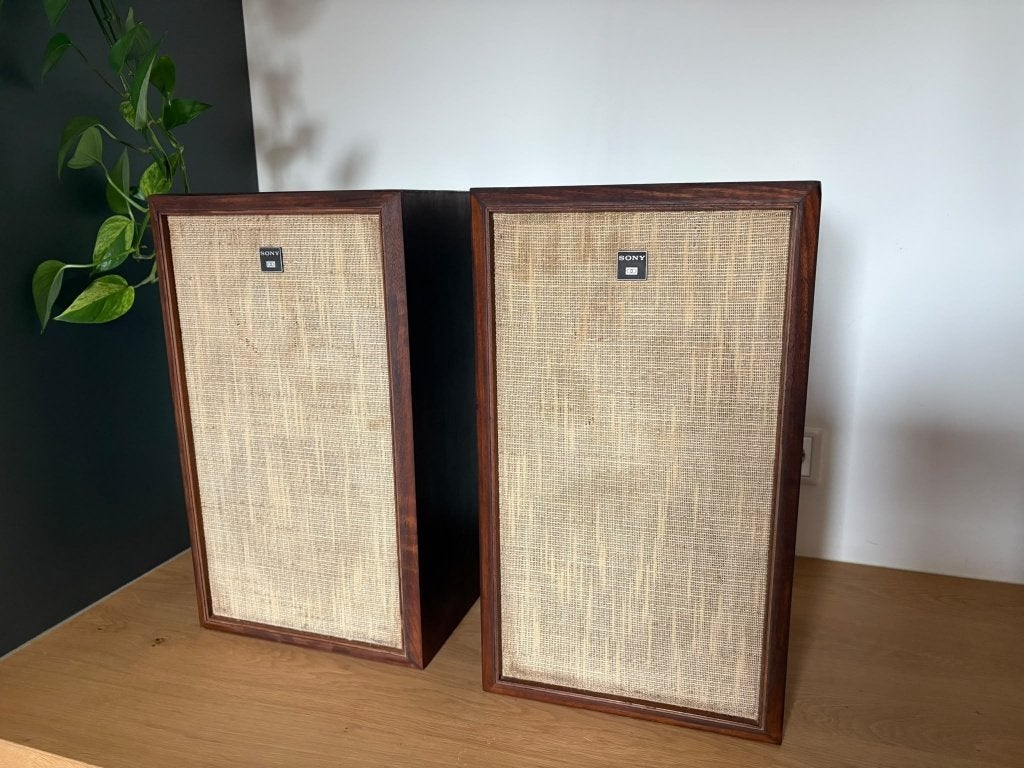 Sony SS-580 — vintage 3-weg luidsprekers (Japan, jaren '70), Audio, Tv en Foto, Ophalen, Gebruikt, Sony, Minder dan 60 watt