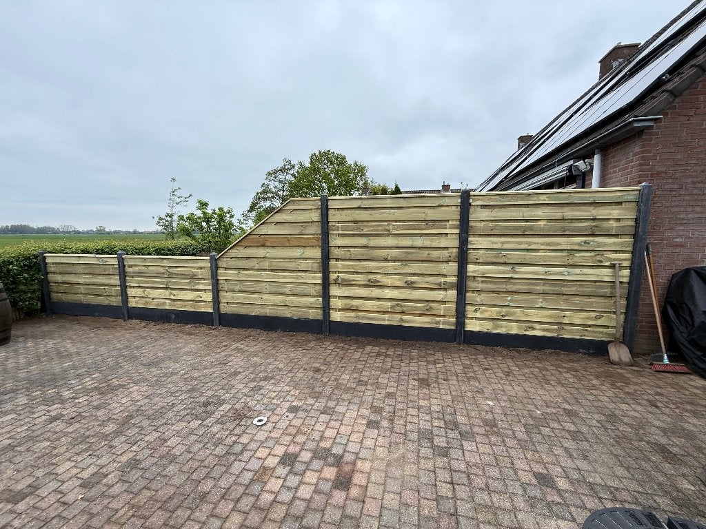 Hout-beton schuttingen, Gratis offerte!, Ophalen, 1 tot 2 meter, Niet van toepassing, Minder dan 3 meter