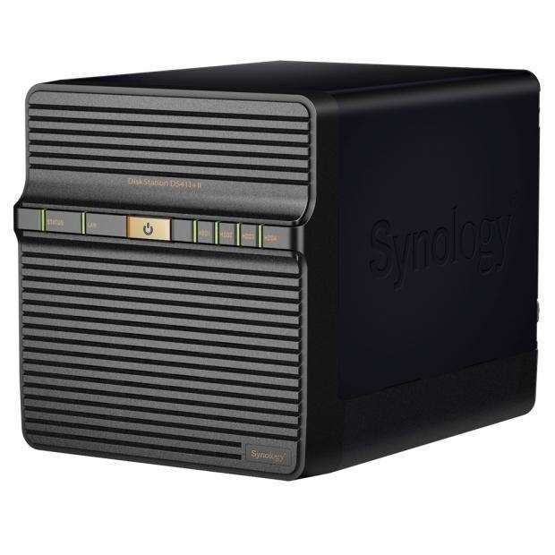 Synology DS411+II exclusief harde schijven, Computers en Software, NAS, Verzenden, Gebruikt