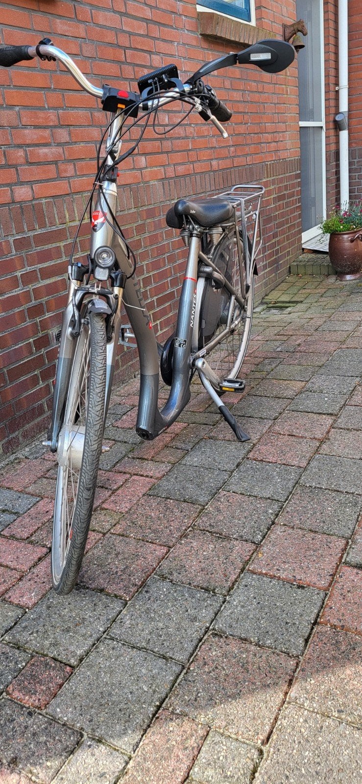 Fiets met lage instap, Ophalen