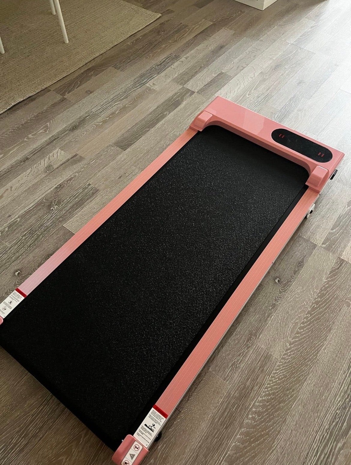 Roze walkingpad/loopband, Ophalen, Zo goed als nieuw, Metaal, Loopband